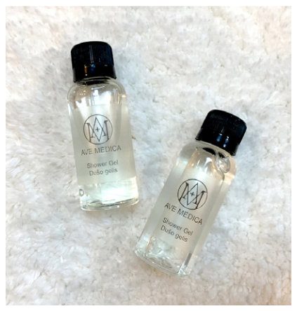 Hotel shower gel amenity