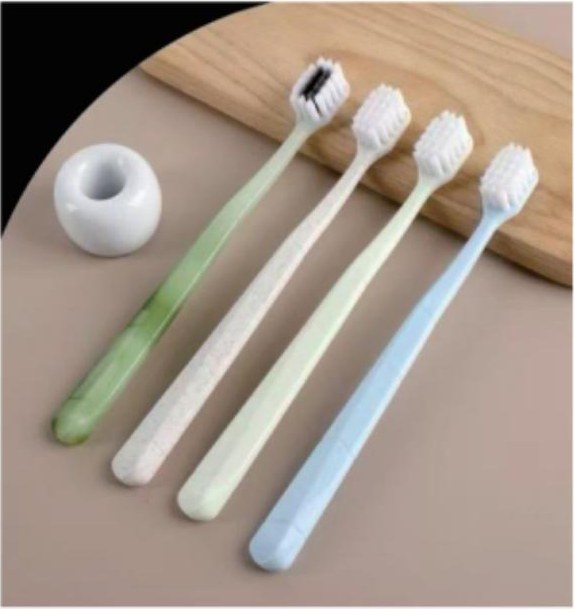 Toothbrush range flat lay