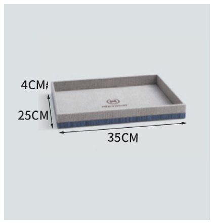 Rectangular tissue box